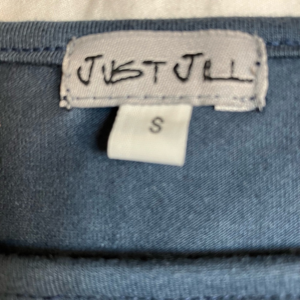 Pretty blue tank/full skirt dress, Just JLL size Small - Picture 11 of 14